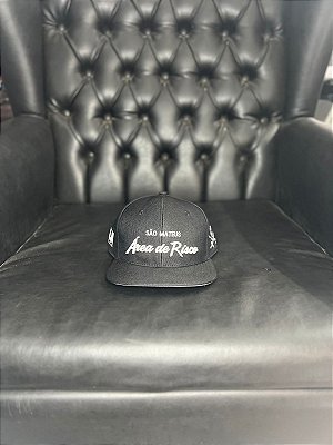 BONÉ CLÁSSICO DRR POSSE - ABA RETA  Trucker    Preto     (Snapback)