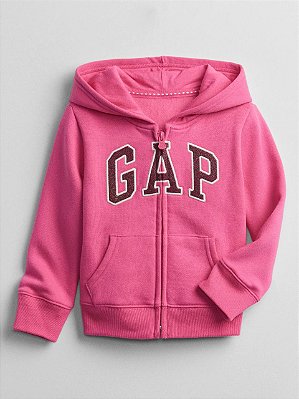 MOLETOM FLANELADO GAP - PINK - MENINA