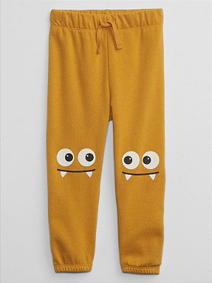 CALÇA MOLETOM FLANELADO GAP - MONSTRINHO - MENINO
