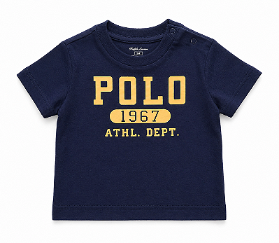 CAMISETA MANGA CURTA POLO RALPH LAUREN - AZUL MARINHO - MENINO