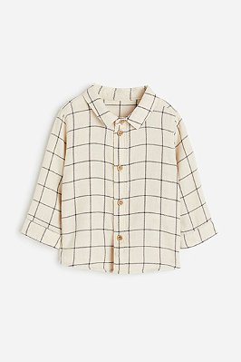 CAMISA MANGA LONGA H&M - XADREZ - MENINO