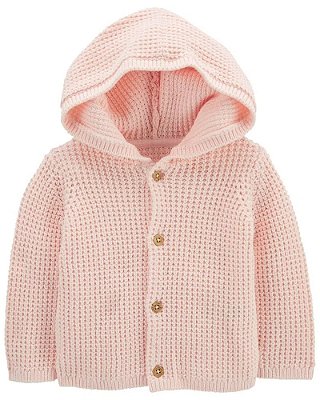 CASACO EM FIO CARTER'S - ROSA - MENINA