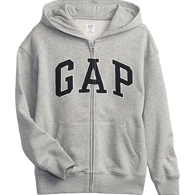 MOLETOM FLANELADO GAP KIDS - CINZA - MENINO