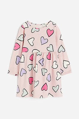 VESTIDO H&M - CORAÇÃO - MENINA