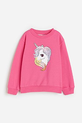 MOLETINHO FLANELADO H&M - UNICÓRNIO - MENINA