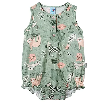 MACACÃO ROMPER TIP TOP - SAFARI - MENINA
