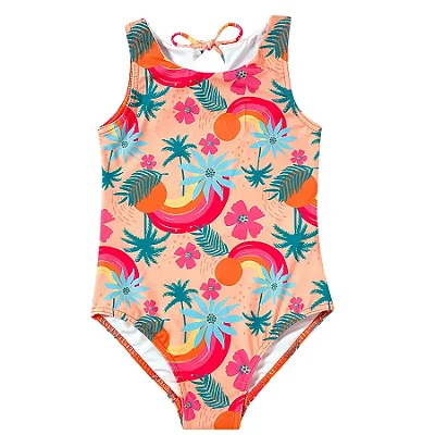 MAIÔ MODA PRAIA TIP TOP KIDS - TROPICAL - PROTEÇÃO UV50+ - MENINA