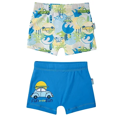 MODA PRAIA KIT 2 SUNGAS TIP TOP KIDS - CARROS - MENINO