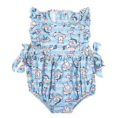 MACACÃO ROMPER TIP TOP BABY  - UNICÓRNIO - MENINA