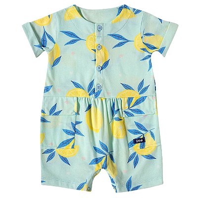 MACACÃO ROMPER TIP TOP - LEMON - MENINA