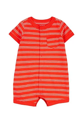 MACACÃO ROMPER CARTER'S - LARANJA LISTRADO - MENINO