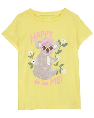 CAMISETA MANGA CURTA CARTER'S - COALA - MENINA