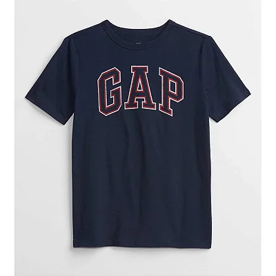 CAMISETA MANGA CURTA GAP - AZUL ESCURO - MENINO