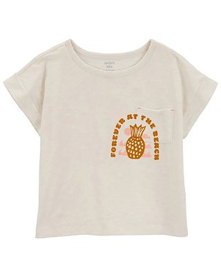 CAMISETA MANGA CURTA CARTER'S - ABACAXI - MENINA