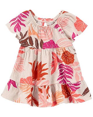 VESTIDO CARTER'S - FLORAL COLORIDO - MENINA