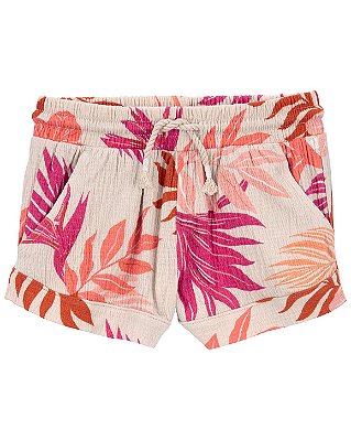 BERMUDA CARTER'S - FLORAL COLORIDO - MENINA (FORMA PEQUENA)
