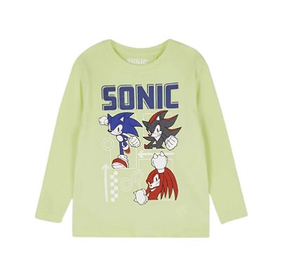 CAMISETA MANGA LONGA PRIMARK CARE - SONIC - MENINO