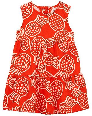 VESTIDO CARTER'S - ABACAXI LARANJA - MENINA