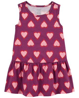 VESTIDO CARTER'S - CORAÇÃO - MENINA