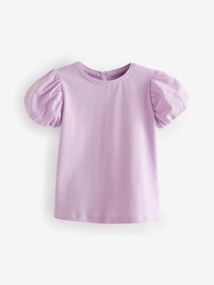 CAMISETA MANGA CURTA NEXT BABY - LILÁS - MENINA