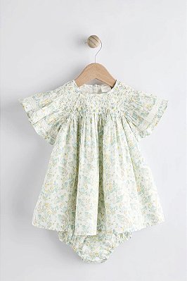 VESTIDO NEXT BABY - BICHINHOS FLORAL - MENINA