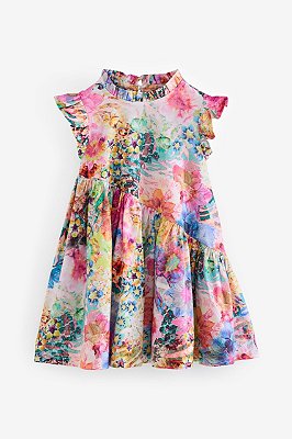VESTIDO NEXT BABY - FLORAL COLORIDO - MENINA
