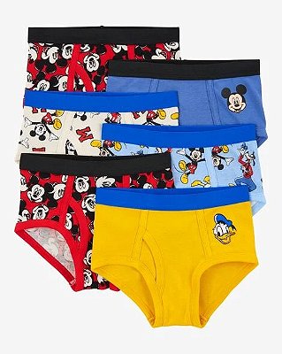 KIT 6 CUECAS CARTER'S - DINEY MICKEY - MENINO