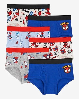 KIT 6 CUECAS CARTER'S - MARVEL SPIDER MAN - MENINO