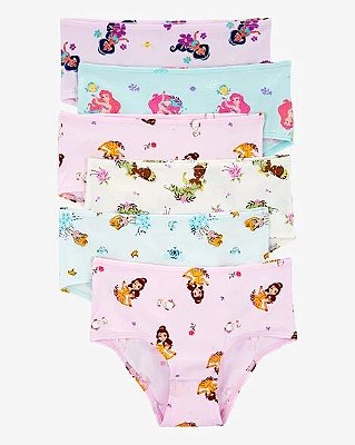 KIT 6 CALCINHAS CARTER'S - PRINCESAS - MENINA
