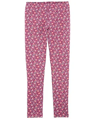 CALÇA LEGGING OSHKOSH - FLORAL ROSA - MENINA