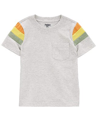 CAMISETA MANGA CURTA OSHKOSH KIDS - CINZA - MENINO
