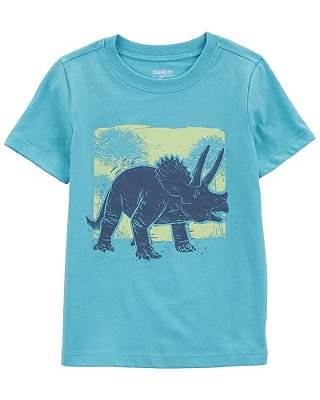 CAMISETA MANGA CURTA OSHKOSH - DINOSSAURO - MENINO