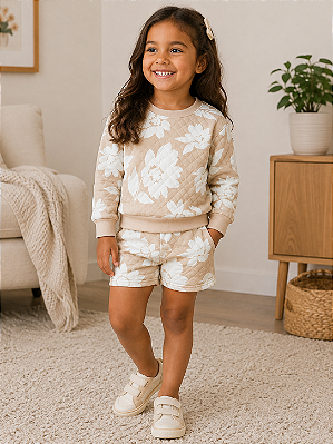 CONJUNTO 2 PEÇAS CARTER'S - FLORAL - MENINA