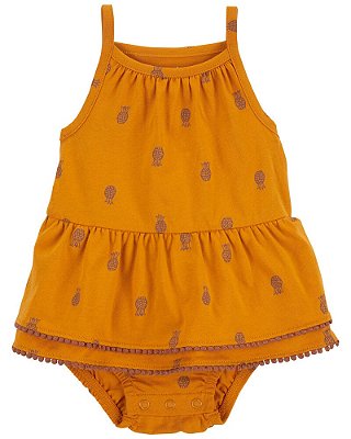 VESTIDO BODYSUIT CARTER'S - ABACAXI -  MENINA