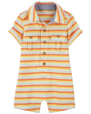 MACACÃO ROMPER OSHKOSH - LISTRADO - MENINO