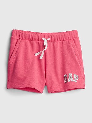 BERMUDA MOLETOM GAP - ROSA - MENINA
