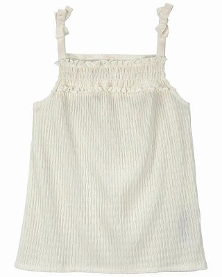 BATINHA OSHKOSH - BRANCO - MENINA