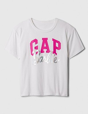 CAMISETA MANGA CURTA GAP - BARBIE - MENINA