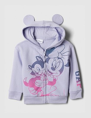 MOLETOM FLANELADO GAP DISNEY - MINNIE ROXO - MENINA