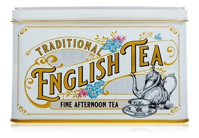CAIXA DE CHÁ INGLÊS - NEW ENGLISH TEAS / FINE AFTERNOON TEA - 40 SACHÊS