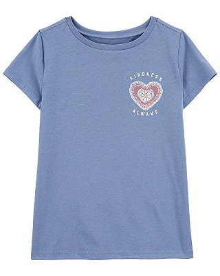 CAMISETA MANGA CURTA CARTER'S - KIDNESS ALWAYS - MENINA