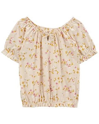 BATINHA OSHKOSH - FLORAL - MENINA