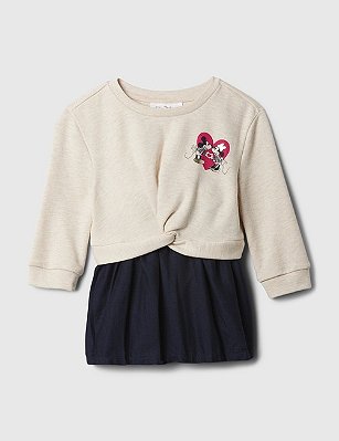 VESTIDO GAP - MINNIE CORAÇÃO - MENINA