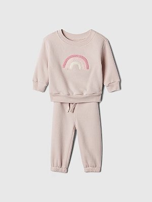 CONJUNTO FLANELADO 2 PEÇAS GAP - ARCO ÍRIS - MENINA