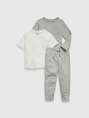CONJUNTO 3 PEÇAS GAP - BÁSICO - MENINO