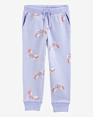 CALÇA MOLETOM OSHKOSH - BORBOLETA LILÁS - MENINA