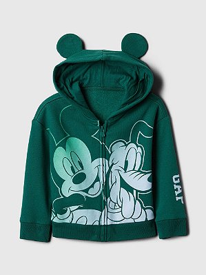 MOLETOM FLANELADO GAP - MICKEY E PLUTO VERDE - MENINO