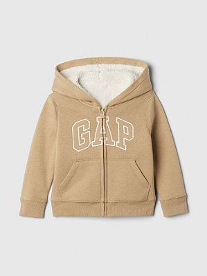MOLETOM APELUCIADO GAP - BEGE - MENINO