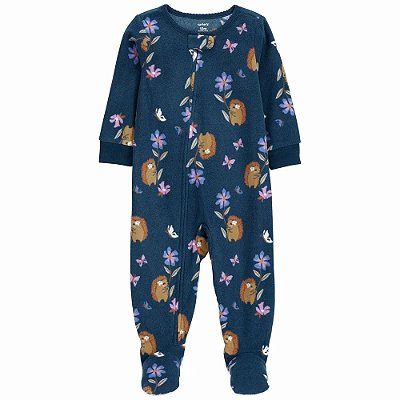 MACACÃO FLEECE CARTER'S - PORCO ESPINHO - MENINA