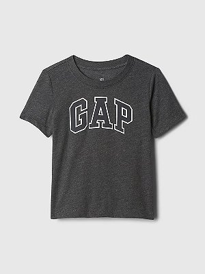 CAMISETA MANGA CURTA GAP - LOGO GRAFITE - MENINO